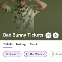 Tampa Bad Bunny Concert Tickets
