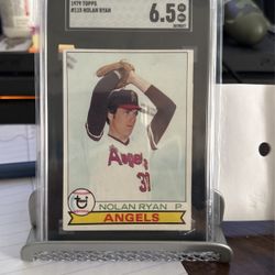 1979 Topps card number 115 Nolan Ryan, graded 6.5
