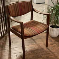 Authentic Mid Century Modern Teak Armchair 
