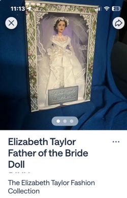 Elizabeth Taylor Bride Doll