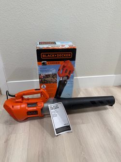 BLACK+DECKER 9 AMP 140 MPH 450 CFM Corded Electric Handheld Axial Leaf Blower Store SKU# 1004-396-059