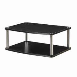 Convenience Concepts Designs2Go Double Tier Swivel Riser for TVs up to 26 Inches, Black