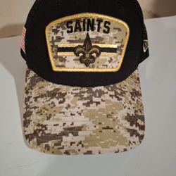 New Orleans Saints New Era 2021 Salute To Service 39THIRTY  Hat - Snap Back