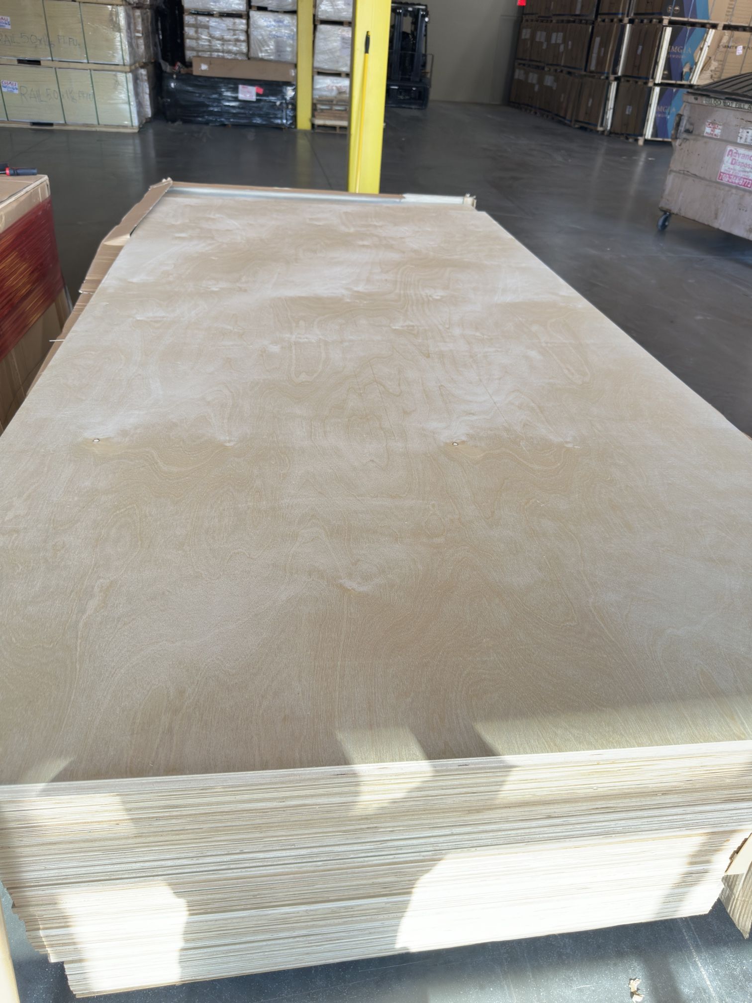 Plywood White Birch 3/4”(18mm)x4’x8’ D/E Raw $31.92