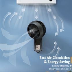 OPOLAR Wall Mount Air Circulator Fan with Remote Control | 3 Speeds 15 Inch