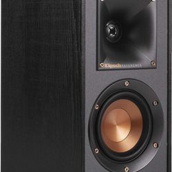 Klipsch R-41M Powerful Detailed Bookshelf Home Speaker Set of 2 Black