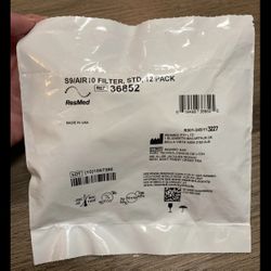 ResMed CPAP Filters Fits S9/AIR10 STD Standard 12 Pack - 36852 NEW SEALED