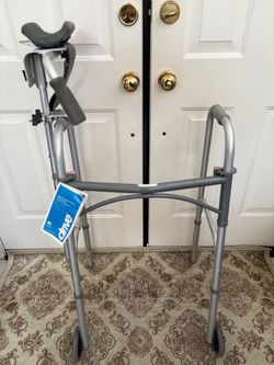 Drive medical device walker with wheels/ arm rest