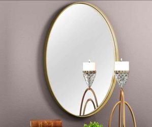 Mirror oval for decoration 23x35