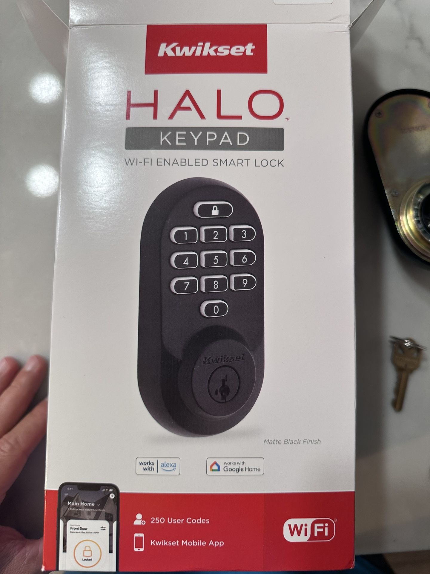 Keyless Smart Door Lock Halo Key Pad (I Have Multiple)