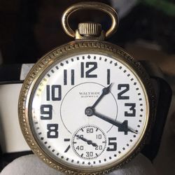 1940 Waltham “Riverside” 21 Jewels Adjusted Manual-Wind Pocket Watch