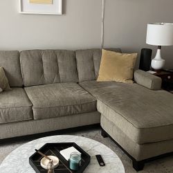 Modern Sofa With Adjustable Chaise For Sale