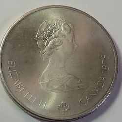 1975 Canada Olympiade XXI $10 Silver Sailing Proof Coin