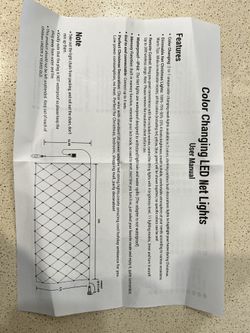 Color-Changing LED Net Lights w/ Remote – NEW