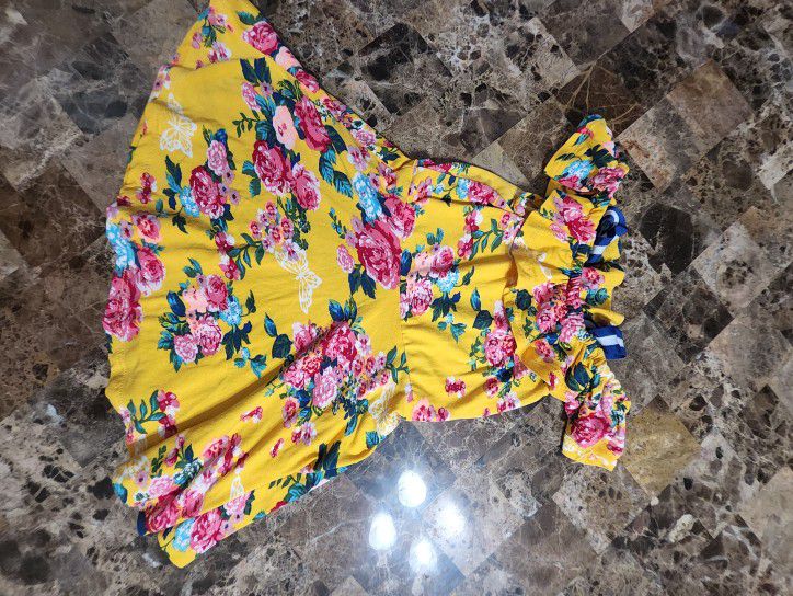 Toddler Yellow Dress Sz 2T