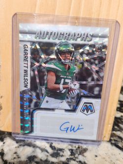 2022 Mosaic Garrett Wilson 22/25 White Prizm Auto
