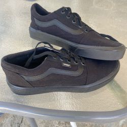 Black Vans Size 8