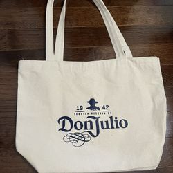 Don Julio 1942 Canvas Tote Bag 🖤💙