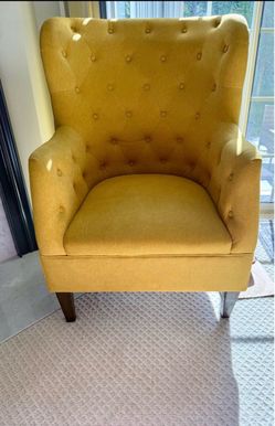 Mustard yellow chair