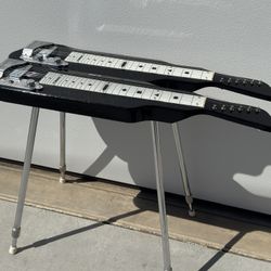 Gretsch Twin Jet Electromatic Double Neck Console Steel Guitar.