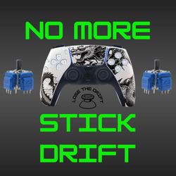 NO MORE DRIFT - PS5 DualSense Chinese Dragon Controller With TMR (REFURBISHED)