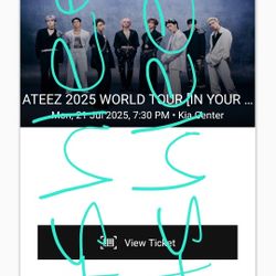 Orlando Ateez Fantasy VIP Ticket 
