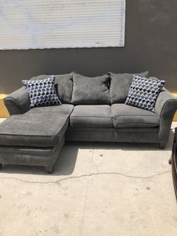Grey sectional