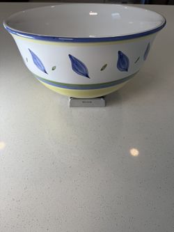 11" Large Salad Serving Bowl Tournesol (Italy) by WILLIAMS-SONOMA