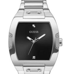 Guess Mens Watch Silver 