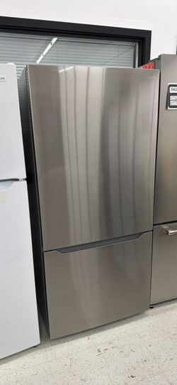 💥Best Save💥 Insignia™ - 30 in. Wide 18.6 Cu. Ft. Bottom Freezer Refrigerator with ENERGY STAR Certification - Stainless Steel