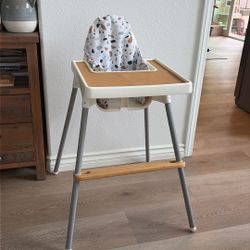 IKEA High Chair With Some Accessories 