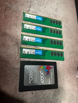 32gb ddr4 2666mhz ram + 480gb ssd