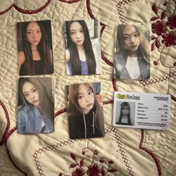 Haerin Photocards & ID Card