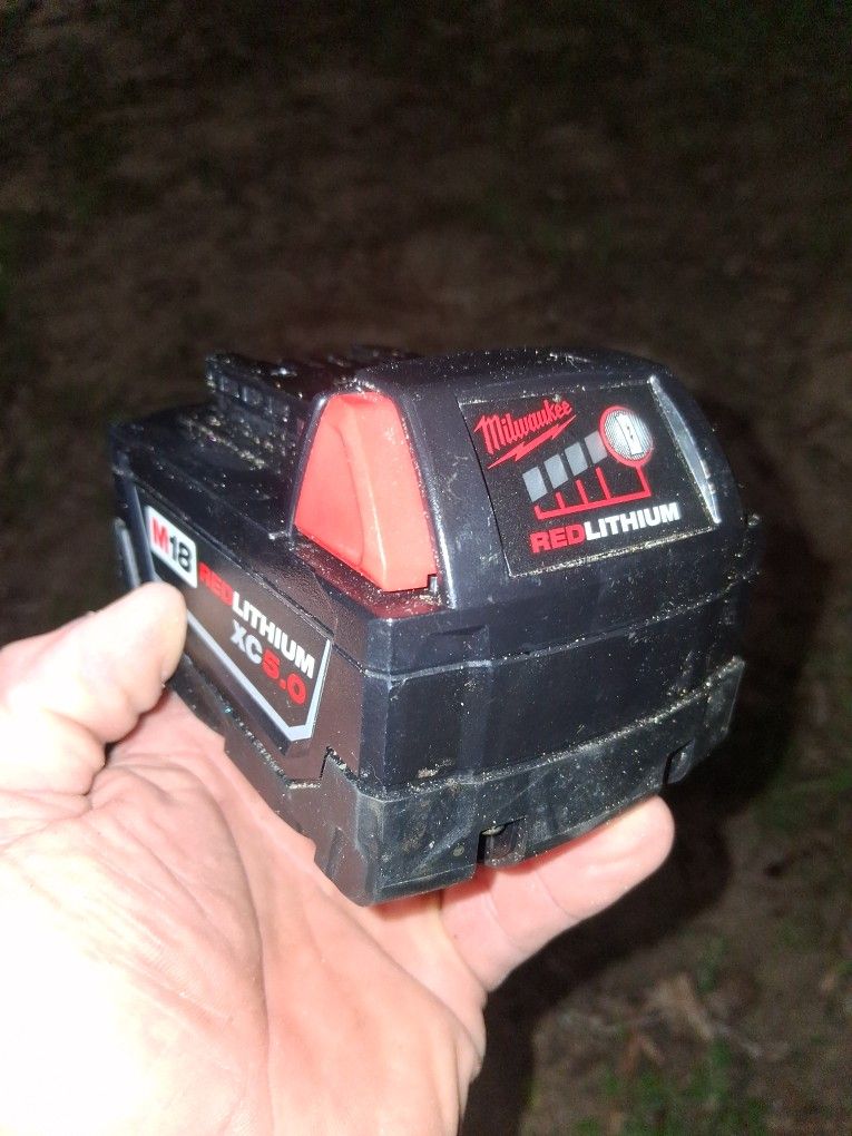 Milwaukee M18 Red Lithium Xc 5.0