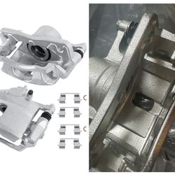 Open Box 2PCS Front Disc Brake Calipers Assembly with Bracket Compatible with 1(contact info removed) Honda Civic, 