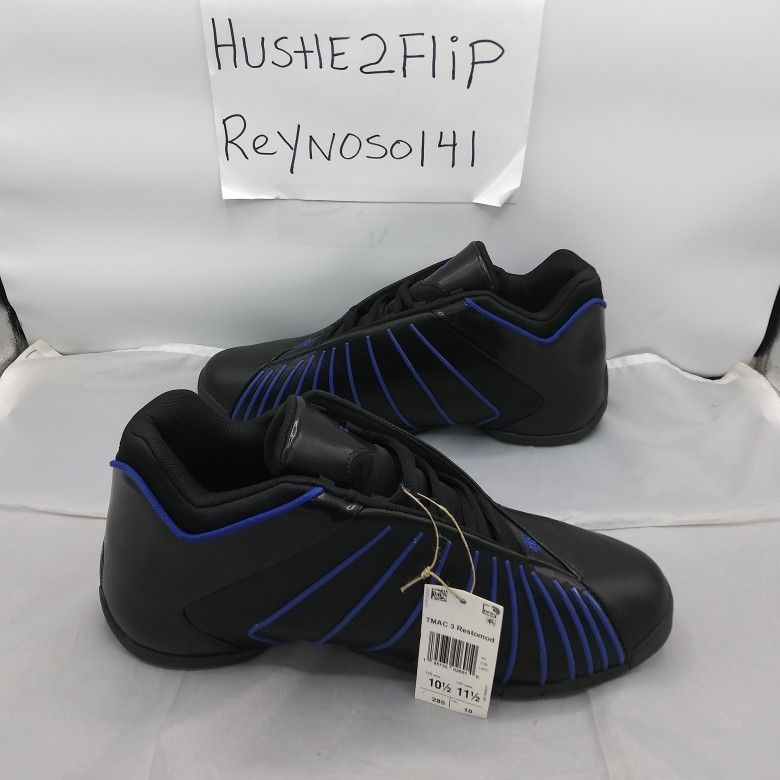 Adidas TMAC Restomod Mens Sz Royal Blue Black Tracy McGrady
