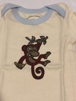Organic Baby long sleeve creepers 12-18 months