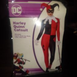 Harley Quinn Catsuit Adult 12to 14