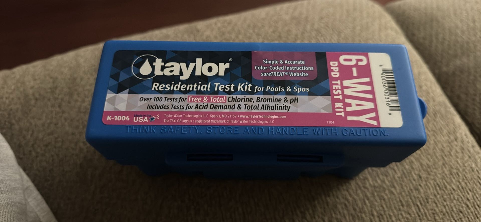 Taylor Brand 6-Way Pool Test Kit