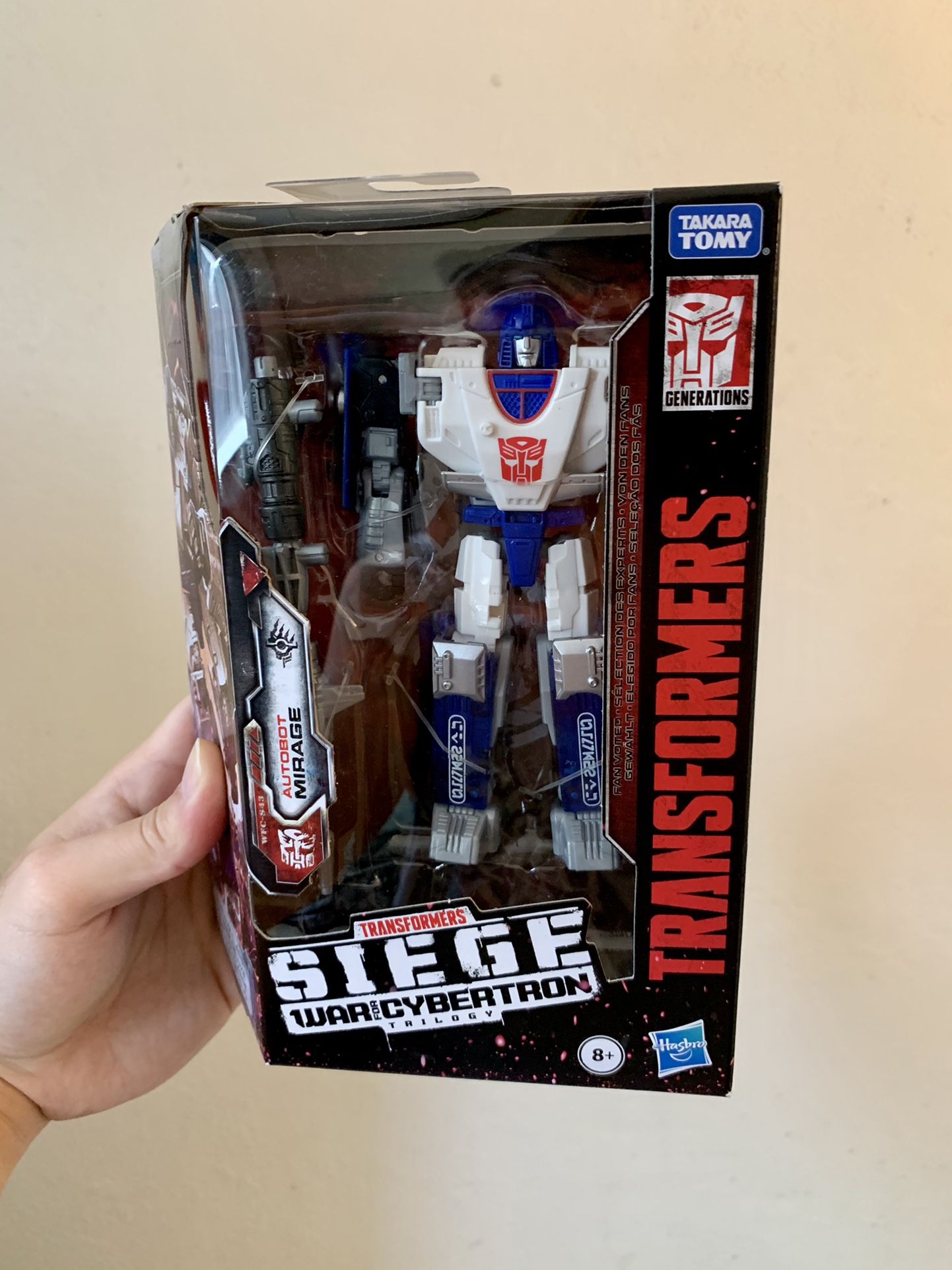 Transformers Siege War For Cybertron Mirage Deluxe Class Figure