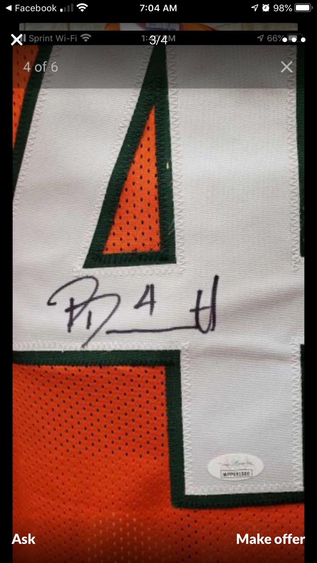 Phillip Dorsett Autographed Signed