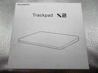 POLARMETA Trackpad X2 Ultra Slim Multi-Gesture USB-C Touchpad White Portable New