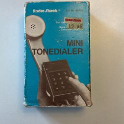 Radio Shack mini tone dialer, model 43-138