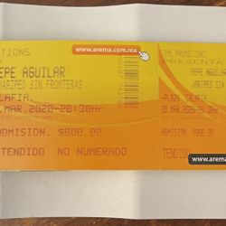 Por Cuestiones De Pandemia Se Canselo Enel 2020 Pero Hoy Es El Concierto Tengo 4 Boletos Baratos