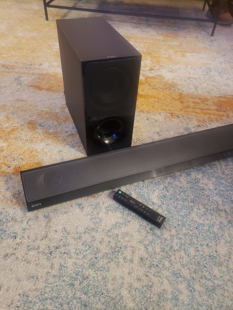Sony Soundbar with Wireless Subwoofer 2.1 Channel with Bluetooth