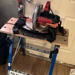Miter Saw With Work Bench