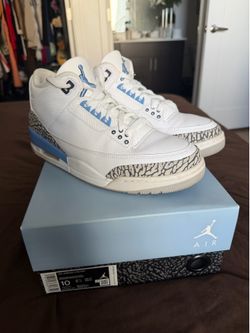 Jordan 3 Retro UNC 2020 - Size 10