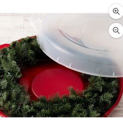 Wreath Box Holds 24" Christmas Stuff 