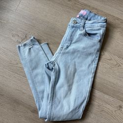 $10 for Juniors Bamboo Denim Ripped Skinny Jeans-Size 1