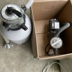 Sand Pump And Skimmer For Pool 